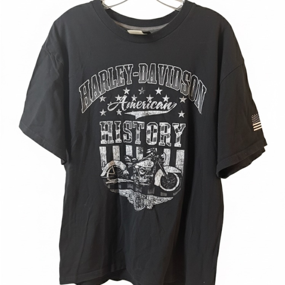Harley-Davidson Black and White History Tee